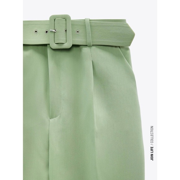 Zara high waisted belted pants - Picture 5 of 8